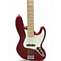 Used Squier Affinity Jazz Bass Metallic Red Electric Bass Guitar