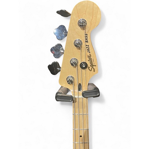 Used Squier Affinity Jazz Bass Metallic Red Electric Bass Guitar