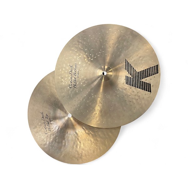 Used Zildjian 14in K Custom Dark Hi Hat Pair Cymbal