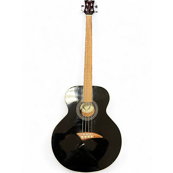 Used Dean EAB Fretless Black Acoustic Bass Guitar