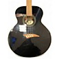 Used Dean EAB Fretless Black Acoustic Bass Guitar