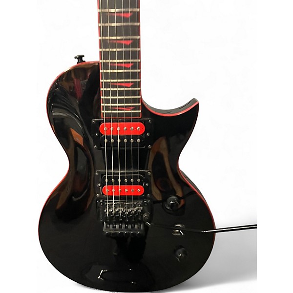 Used Kramer Assault Black and Red Solid Body Electric Guitar