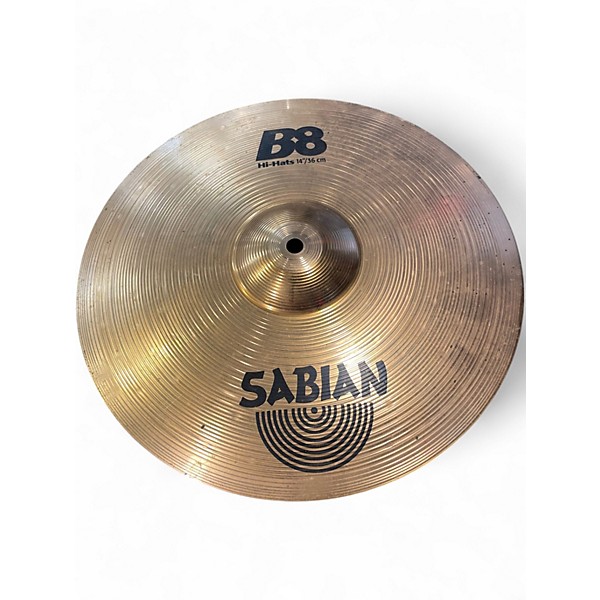 Used SABIAN 14in B8 Hi Hat Pair Cymbal