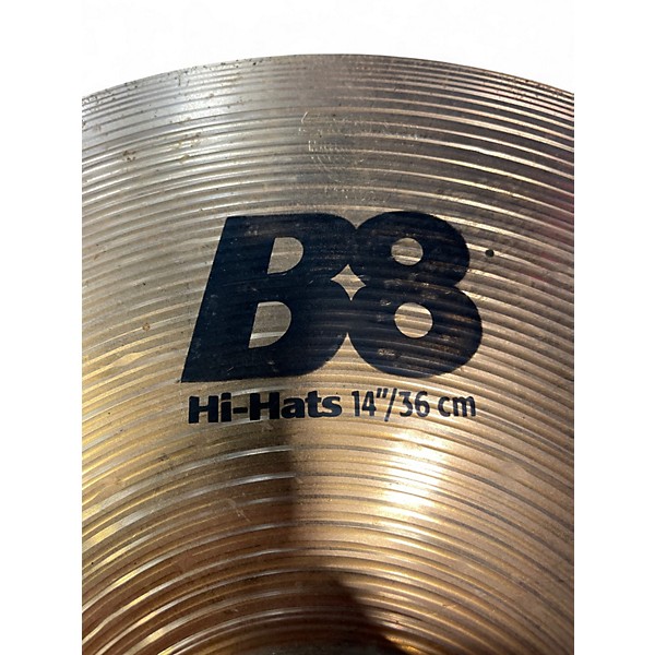 Used SABIAN 14in B8 Hi Hat Pair Cymbal