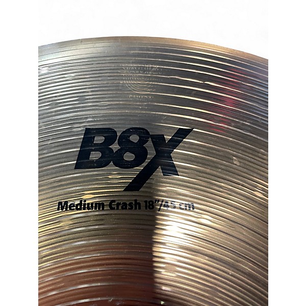 Used SABIAN 18in B8 Crash Cymbal
