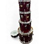 Used Yamaha 5 Piece YD SERIES Wine Red Drum Kit thumbnail