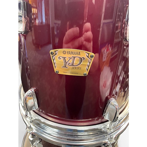 Used Yamaha 5 Piece YD SERIES Wine Red Drum Kit