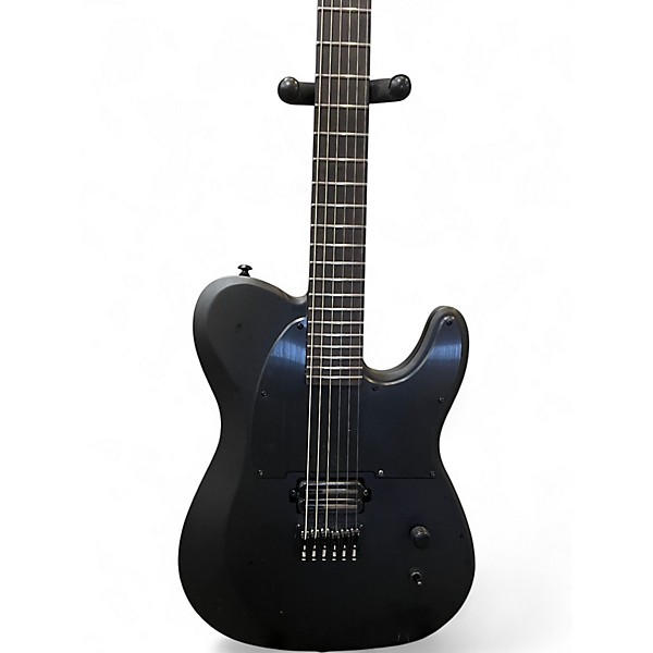 Used Schecter Guitar Research PT Black Ops Satin Black Open Pore Solid Body Electric Guitar