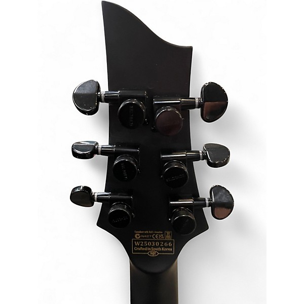 Used Schecter Guitar Research PT Black Ops Satin Black Open Pore Solid Body Electric Guitar