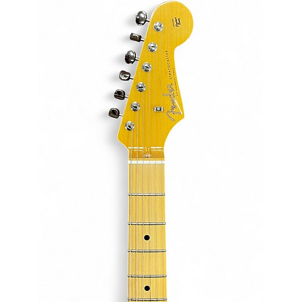 Used 2022 Fender JV MOD 50S STRAT HSS 2 Tone Sunburst Solid Body Electric Guitar