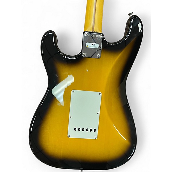 Used 2022 Fender JV MOD 50S STRAT HSS 2 Tone Sunburst Solid Body Electric Guitar