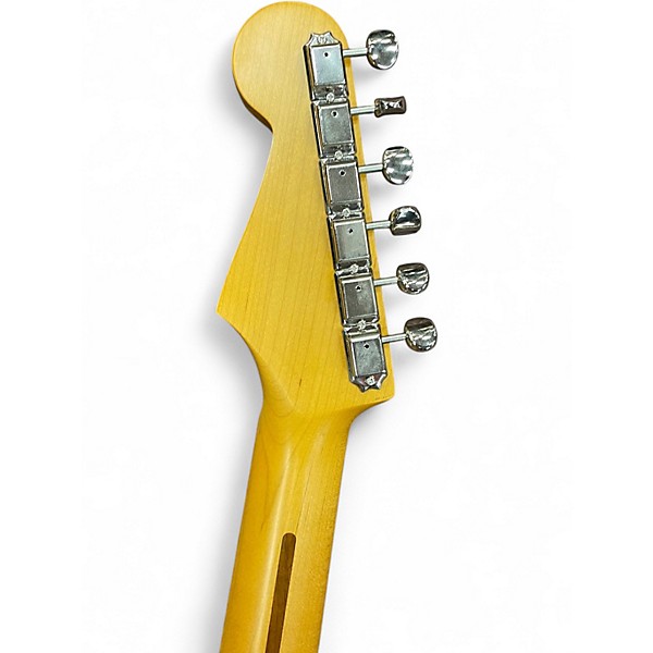 Used 2022 Fender JV MOD 50S STRAT HSS 2 Tone Sunburst Solid Body Electric Guitar