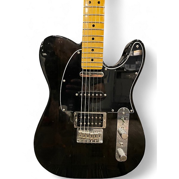 Used Fender Modern Player Telecaster Plus Black Solid Body Electric Guitar