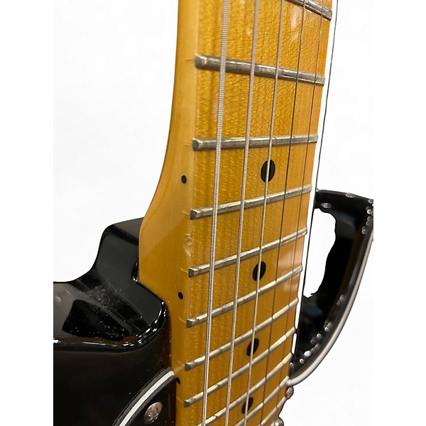 Used Fender Modern Player Telecaster Plus Black Solid Body Electric Guitar