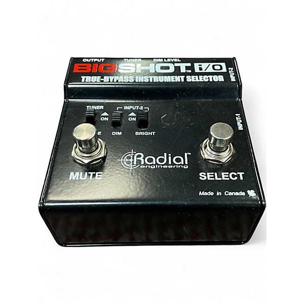 Used Radial Engineering Bigshot I/O True Bypass Selector Pedal