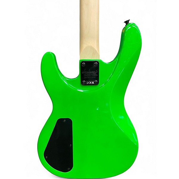 Used Jackson JS1M Concert Bass Lime Green Electric Bass Guitar