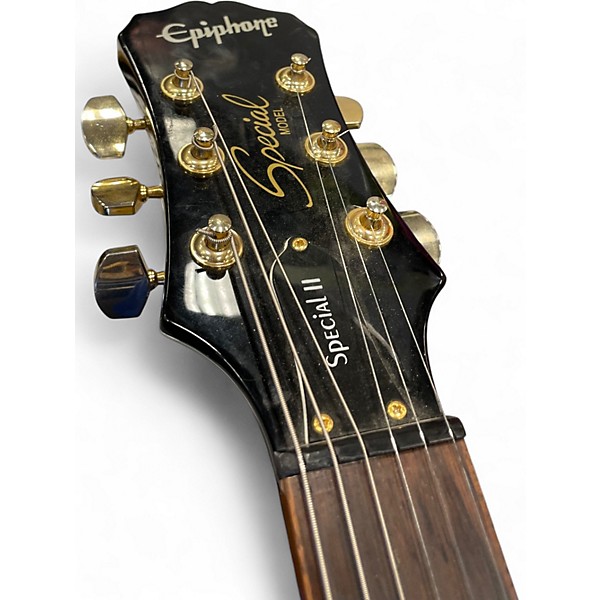 Used Epiphone Les Paul Special II Deluxe Black Solid Body Electric Guitar