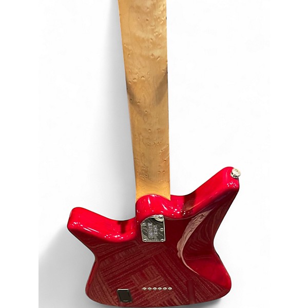 Used Ernie Ball Music Man Albert Lee Signature Tremolo Translucent Blue Solid Body Electric Guitar