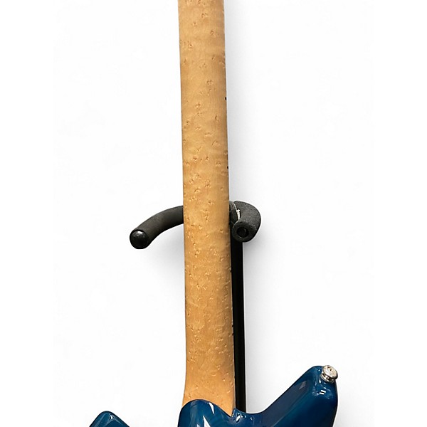 Used Ernie Ball Music Man Albert Lee Signature Tremolo Translucent Blue Solid Body Electric Guitar