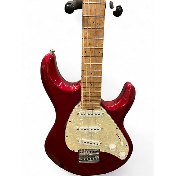 Used 2010 Ernie Ball Music Man Albert Lee Signature Hardtail Translucent Red Solid Body Electric Guitar