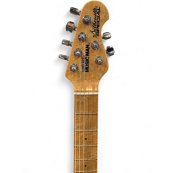 Used 2010 Ernie Ball Music Man Albert Lee Signature Hardtail Translucent Red Solid Body Electric Guitar