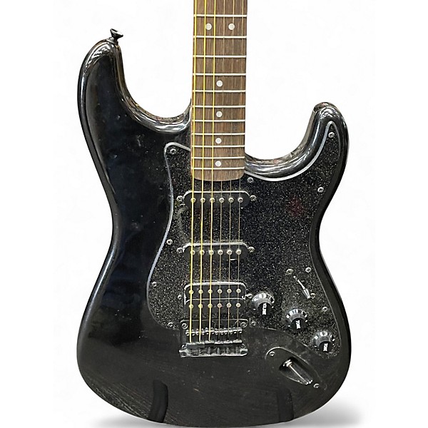 Used Squier Bullet Stratocaster Hardtail Black Pearl Solid Body Electric Guitar