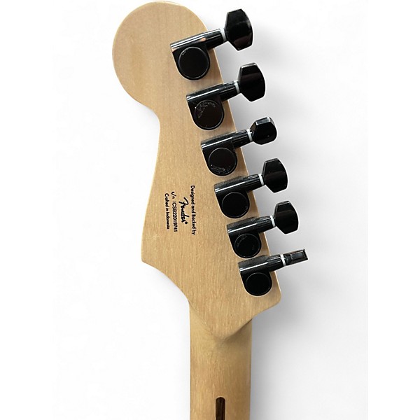 Used Squier Bullet Stratocaster Hardtail Black Pearl Solid Body Electric Guitar