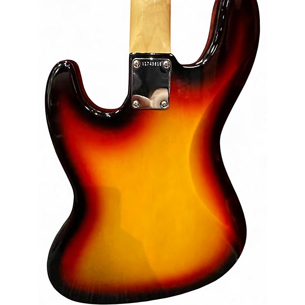 Used 2017 Fender 1964 American Vintage Jazz Bass 3 Tone Sunburst Electric Bass Guitar