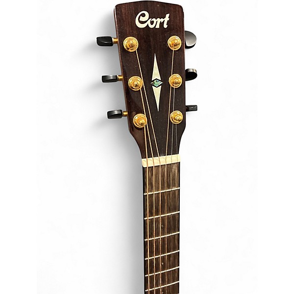 Used Cort GA PF BEVEL Natural Acoustic Electric Guitar