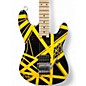 Used EVH Striped Series Black and Yellow Solid Body Electric Guitar