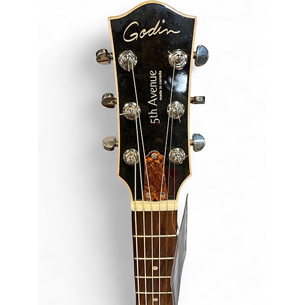 Used Godin 5th avenue cwii Natural Hollow Body Electric Guitar
