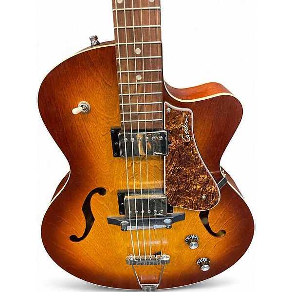 Used Godin 5th avenue cwii Natural Hollow Body Electric Guitar