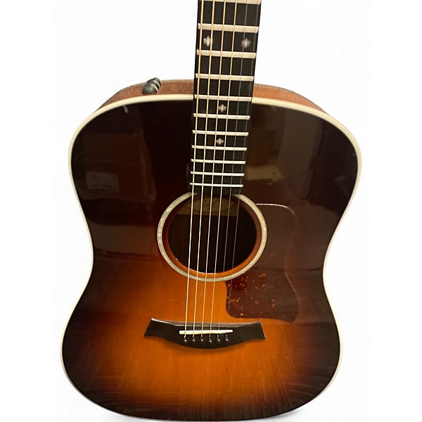 Used 2017 Taylor 210e-SB DLX 2 Color Sunburst Acoustic Guitar