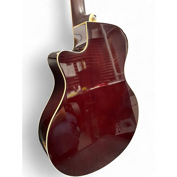 Used Yamaha apx600 Natural Acoustic Electric Guitar