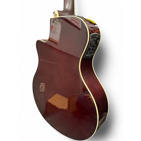 Used Yamaha apx600 Natural Acoustic Electric Guitar