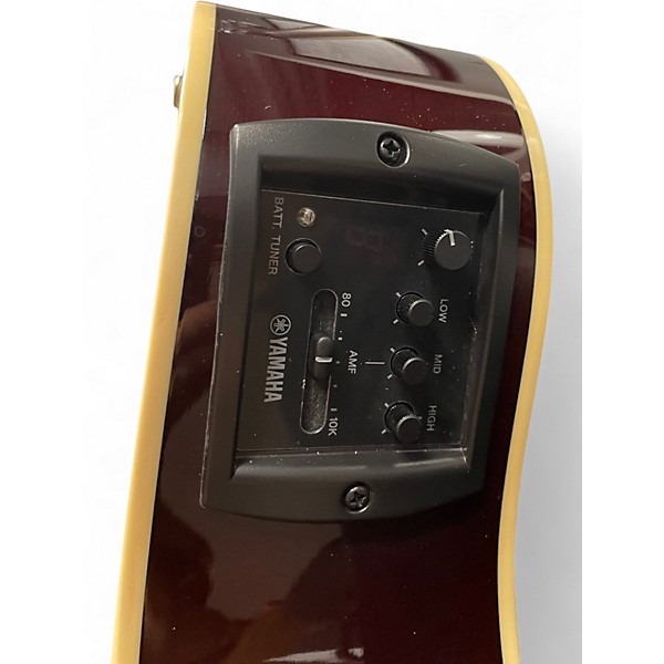 Used Yamaha apx600 Natural Acoustic Electric Guitar