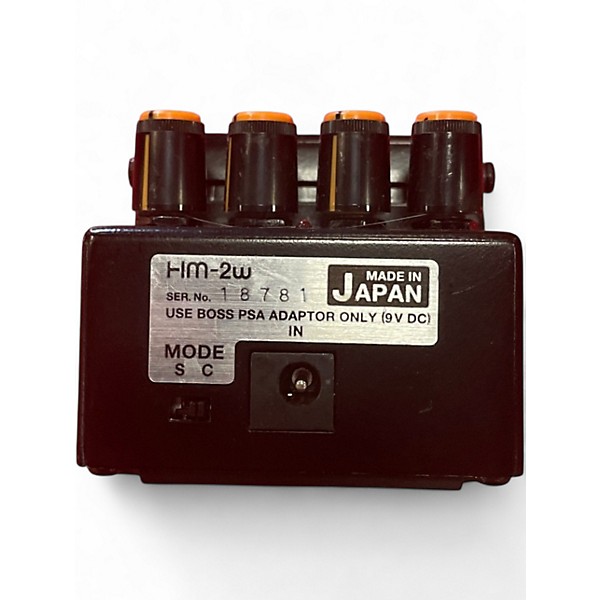 Used BOSS HEAVY METAL WAZA CRAFT Effect Pedal