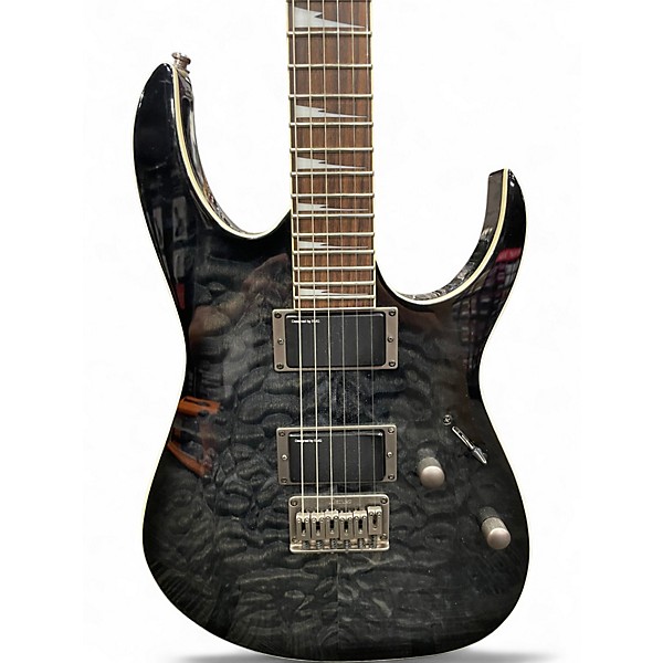 Used Ibanez RG3EX1 Black Solid Body Electric Guitar