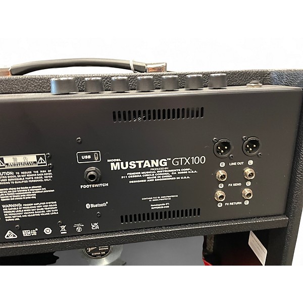 Used Fender GTX 100 Guitar Combo Amp