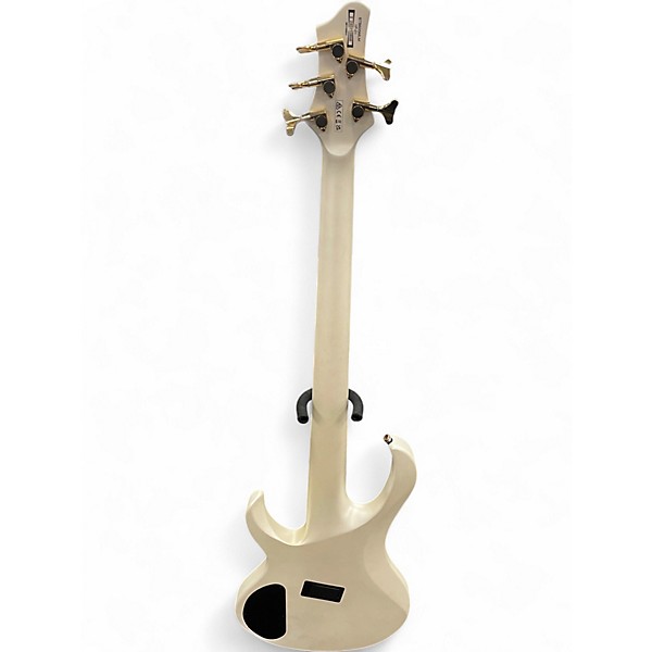 Used Ibanez BTB605MLM Alpine White Electric Bass Guitar
