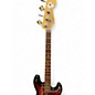 Used Fender American Standard Jazz Bass Sunrise Tea Burst Electric Bass Guitar