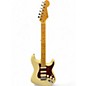 Used Fender American Deluxe Stratocaster HSS Olympic White Solid Body Electric Guitar thumbnail