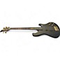 Used Schecter Guitar Research Johnny Christ Signature Black and Gold Electric Bass Guitar thumbnail