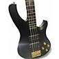 Used Schecter Guitar Research Johnny Christ Signature Black and Gold Electric Bass Guitar