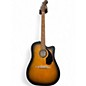 Used Fender Redondo 2 Tone Sunburst Acoustic Electric Guitar thumbnail