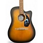 Used Fender Redondo 2 Tone Sunburst Acoustic Electric Guitar