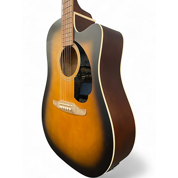 Used Fender Redondo 2 Tone Sunburst Acoustic Electric Guitar
