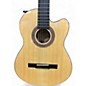 Used Lucero LC100CE Natural Classical Acoustic Electric Guitar