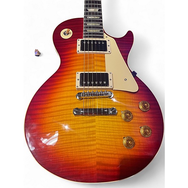 Used 2021 Gibson Custom Shop Wildwood 1959 Reissue Les Paul Deep Cherry Burst Solid Body Electric Guitar