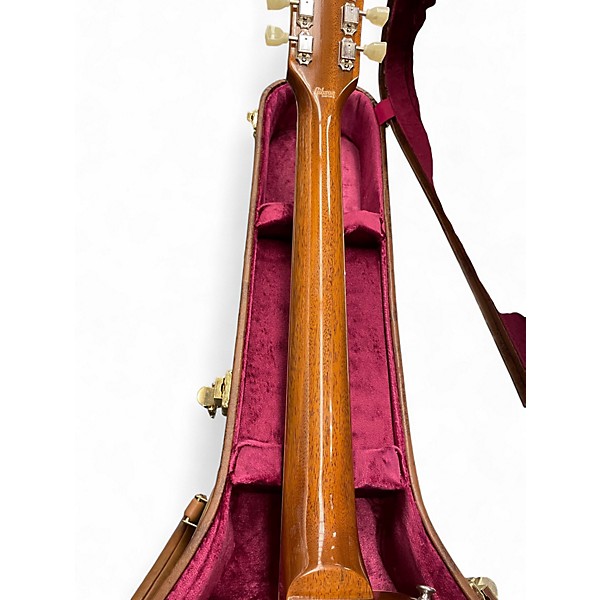 Used Gibson LP LONG SCALE CUSTOM SUNBURST Solid Body Electric Guitar